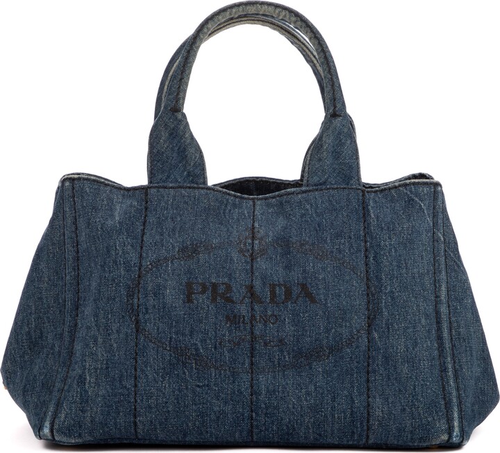 Prada Denim Handbag | ShopStyle