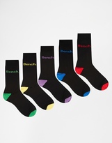 Thumbnail for your product : Bench Socks 5 Pack