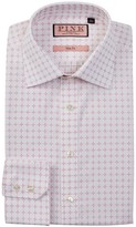 Thumbnail for your product : Thomas Pink Belcher Slim Fit Grid Pattern Dress Shirt