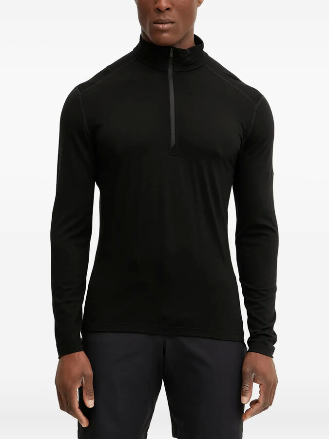 Funnel Neck Icebreaker Knitwear Merino Hillock Funnel Neck Sweater