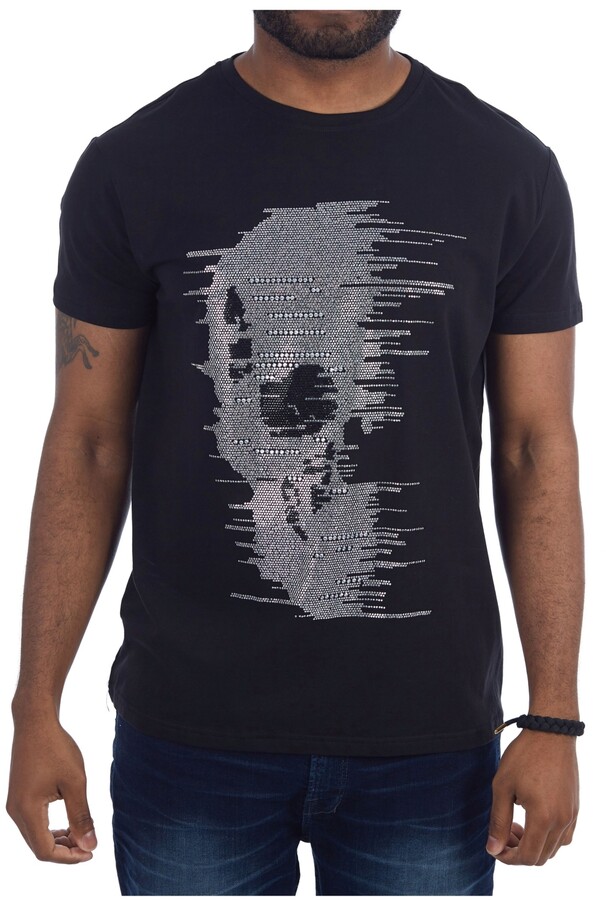 Heads or Tails 3D Graphic Fading Skull T-Shirt - ShopStyle