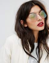 Thumbnail for your product : A. J. Morgan Aj Morgan Round Metal Sunglasses In Rose Gold
