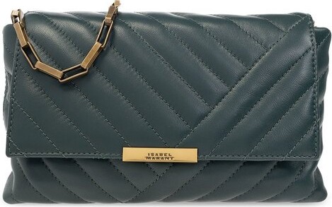 Women's Merine Quilted Leather Baguette Bag In