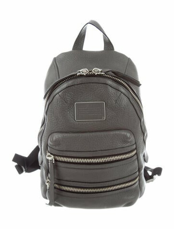 Marc by Marc Jacobs Leather Backpack Grey ShopStyle