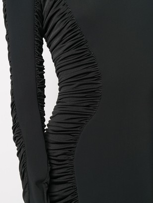 Thierry Mugler Ruched Panel Dress
