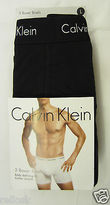 Thumbnail for your product : Calvin Klein 3 Genuine Mens 95% Cotton  White Black Blue Boxer Briefs M L Xl Nwt