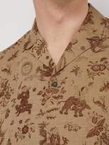 Thumbnail for your product : SASQUATCHfabrix. Old Nanpou Notch Collar Shirt - Mens - Brown Multi