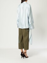 Thumbnail for your product : Monse Scarf Front Striped Shirt