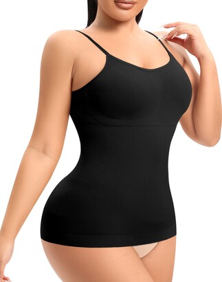  EUYZOU Long Sleeve Shapewear For Women Tummy Control Tops  Round Neck Thermal Shirts Body Shaper Compression Top