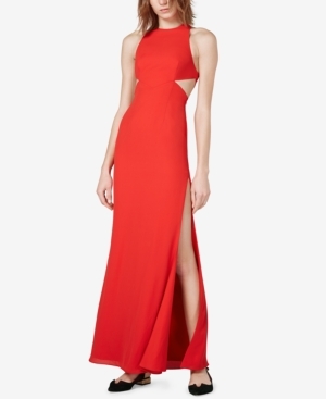 Fame and Partners Fame and Partners Crisscross-Back Cutout Gown