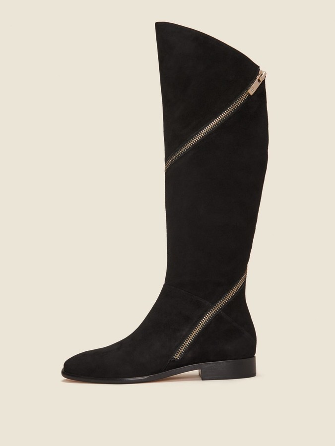 dkny knee high boots