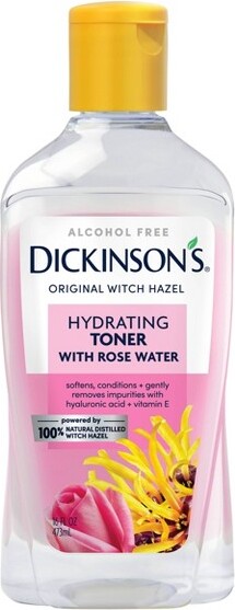Dickinson's Dickinson'sEnhancedWitchHazelwithRosewaterAlcohol-Free98%NaturalFormulaHydratingToner-16floz