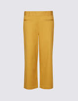 Thumbnail for your product : Classic Cotton Rich Cropped Flared Trousers