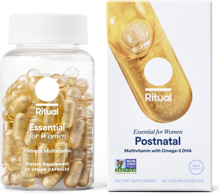 Ritual Essential Vegan Postpartum Multivitamin Capsules Mint 60ct ShopStyle Skin Care