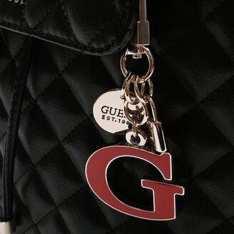 GUESS Melise Black Quilted Backpack