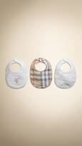 Thumbnail for your product : Burberry Baby Essentials Bib Set