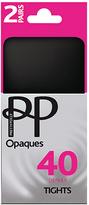 Thumbnail for your product : Pretty Polly 40D Black Opaque Tights (6 Pack)