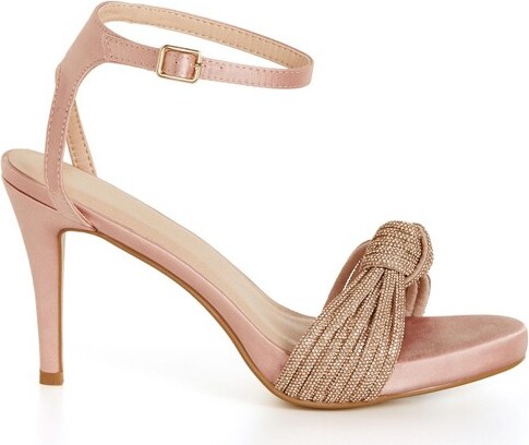 City Chic CITYCHIC|Women'sPlusSizeWIDEFITAlexaHeel-rosegold-8W
