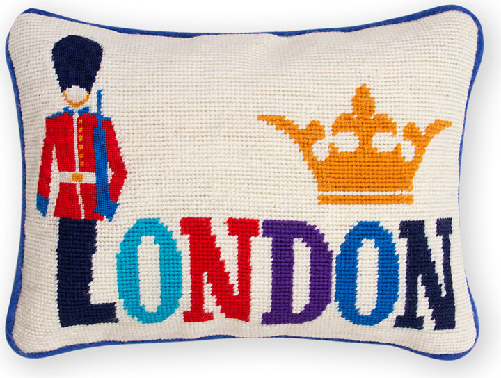 Jonathan Adler Jet Set London Pillow ShopStyle Indoor Cushions