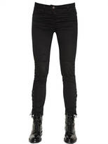 Thumbnail for your product : Belstaff Skinny Lace-Up Stretch Cotton Pants