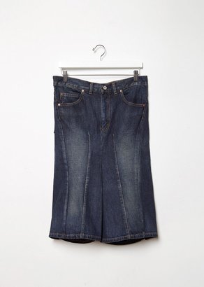 Junya Watanabe Vintage Treated Denim Shorts