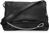 Thumbnail for your product : Jimmy Choo Hertford Black Biker Leather Messenger Bag