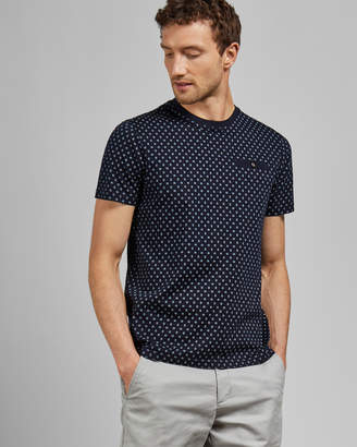 Ted Baker OLDTEC Geo print cotton T-shirt
