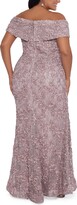Thumbnail for your product : Xscape Evenings Plus Size Embellished Lace Off-The-Shoulder Gown