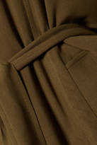 Thumbnail for your product : Preen by Thornton Bregazzi Lana Oversized Reversible Twill Coat - Army green