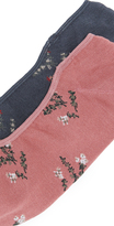 Thumbnail for your product : Madewell Two-Pack Wild Botanica Low-Profile Socks