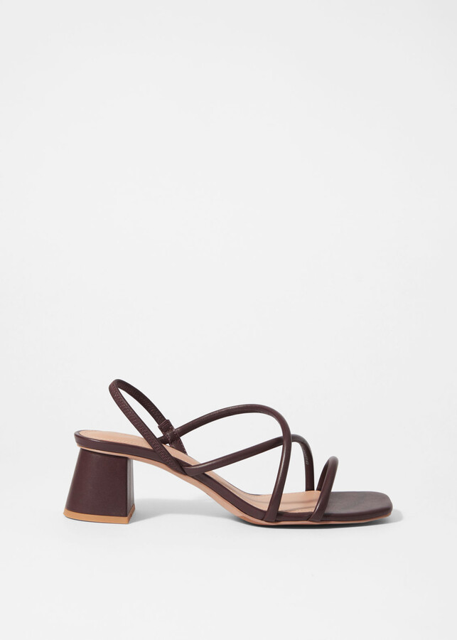 And other stories Strappy Block Heel Sandals ShopStyle