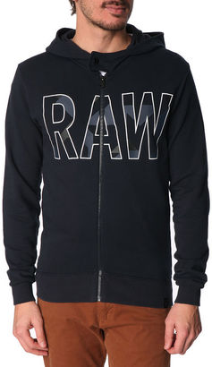 G Star G-STAR - Moiric navy raw camo zip sweatshirt