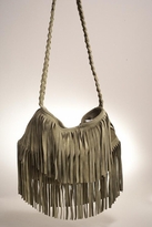 Thumbnail for your product : JJ Winters Suede Fringe Bag in Avocado Green