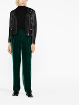 Thumbnail for your product : Giorgio Armani High Waist Velvet Trousers