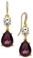 Thumbnail for your product : Charter Club Clear & Colored Crystal Drop Earrings, Created for Macy's