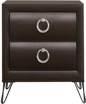 George Oliver Claryssa Wooden Nightstand with drawer Modern Nightstand Bed Table Bed Stand Bedside Table