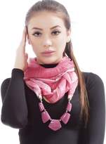 Thumbnail for your product : LERDU Women's Scarf Necklace Pendant Scarfs Infinity Scarf Jewelry Accessory