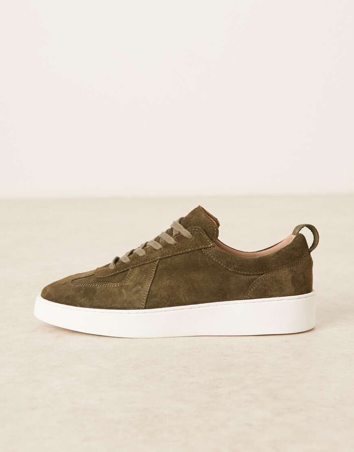 Noak made in Portugal sneakers in brown suede and leather with white sole