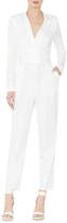 Thumbnail for your product : Alice + Olivia Violetta Long-Sleeve Tuxedo Jumpsuit, Cream