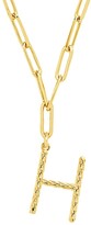 Thumbnail for your product : Sterling Forever 14K Goldplated Initial Pendant Necklace