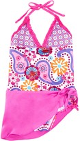 Thumbnail for your product : Sweet Lola Floral One Piece & Sarong Set (Toddler Girls & Little Girls)