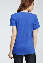 Thumbnail for your product : Forever 21 Heathered V-Neck Tee