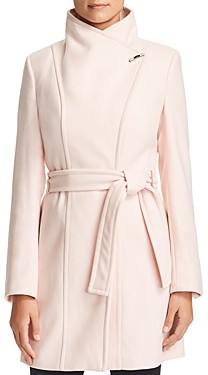 calvin klein toggle wrap front jacket