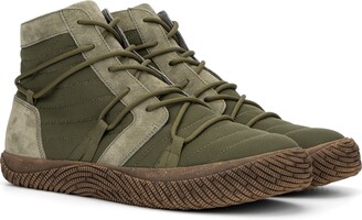 hybrid green label revolution high top sneaker