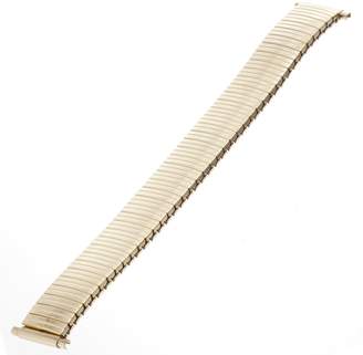 Republic Men's Straight Squeeze End Gold-tone Watch Bracelet 16-21mm Regular Length