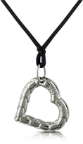 Thumbnail for your product : Just Cavalli Snake - Heart Pendant w/Lace