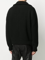 Thumbnail for your product : Ann Demeulemeester Ribbed Knit Jumper
