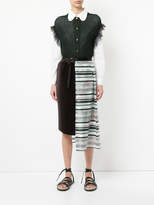 Thumbnail for your product : Kolor patchwork asymmetric skirt