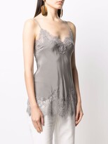 Thumbnail for your product : Gold Hawk Lace-Trim Silk Cami Top