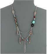 Thumbnail for your product : M&F Western - Feather Charms Necklace/Earrings Set Jewelry Sets